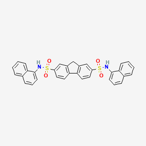 9H-Fluorene-2,7-disulfonic acid bis-naphthalen-1-ylamide