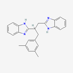 2-[1-(1H-benzimidazol-2-yl)-3-(3,5-dimethylphenyl)propan-2-yl]-1H-benzimidazole