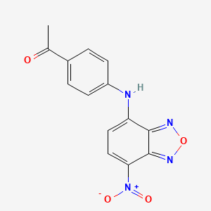 1-[4-(7-Nitro-benzo[1,2,5]oxadiazol-4-ylamino)-phenyl]-ethanone