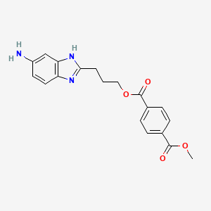 3-(5-amino-1H-benzimidazol-2-yl)propyl methyl benzene-1,4-dicarboxylate