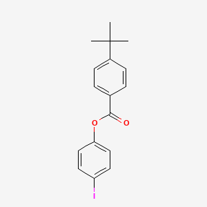 molecular formula C17H17IO2 B11700714 4-Iodophenyl 4-tert-butylbenzoate 