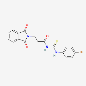 N-[(4-bromophenyl)carbamothioyl]-3-(1,3-dioxo-1,3-dihydro-2H-isoindol-2-yl)propanamide