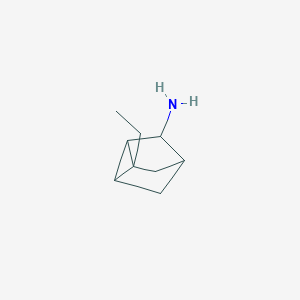 molecular formula C9H15N B11700738 1-Ethyltricyclo[2.2.1.0~2,6~]heptan-3-amine 