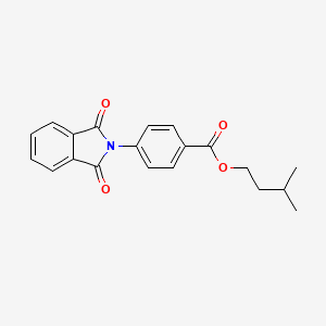 3-methylbutyl 4-(1,3-dioxo-1,3-dihydro-2H-isoindol-2-yl)benzoate