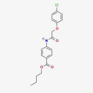 Butyl 4-{[(4-chlorophenoxy)acetyl]amino}benzoate