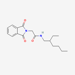 2-(1,3-dioxo-1,3-dihydro-2H-isoindol-2-yl)-N-(2-ethylhexyl)acetamide