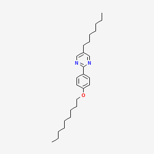 molecular formula C26H40N2O B11700907 5-Heptyl-2-(4-nonyloxyphenyl)-pyrimidine CAS No. 57202-40-1