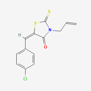 (5E)-3-allyl-5-(4-chlorobenzylidene)-2-thioxo-1,3-thiazolidin-4-one