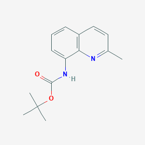 molecular formula C9H11N3O2 B1170100 tert-Butyl (2-methylquinolin-8-yl)carbamate CAS No. 179627-10-2
