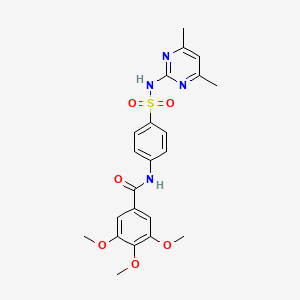 N-{4-[(4,6-dimethylpyrimidin-2-yl)sulfamoyl]phenyl}-3,4,5-trimethoxybenzamide