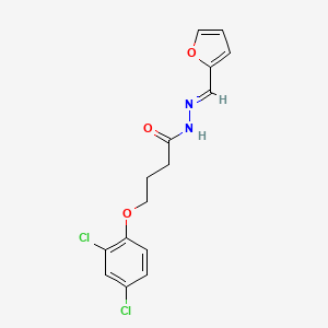 4-(2,4-dichlorophenoxy)-N'-[(1E)-2-furylmethylene]butanohydrazide