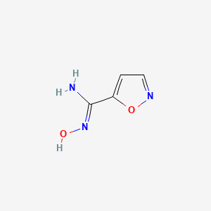 molecular formula C4H5N3O2 B1170121 N'-Hydroxyisoxazole-5-carboximidamide CAS No. 164982-41-6