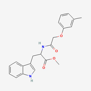 methyl N-[(3-methylphenoxy)acetyl]tryptophanate