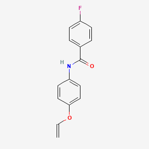 N-[4-(Ethenyloxy)phenyl]-4-fluorobenzamide