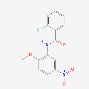 2-chloro-N-(2-methoxy-5-nitrophenyl)benzamide