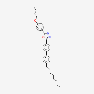 2-(4-Butoxyphenyl)-5-(4'-octylbiphenyl-4-yl)-1,3,4-oxadiazole