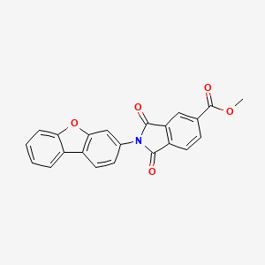 Methyl 2-dibenzo[B,D]furan-3-YL-1,3-dioxo-5-isoindolinecarboxylate