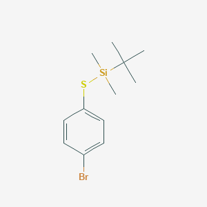 molecular formula C12H19BrSSi B117015 (4-溴苯硫基)二甲基叔丁基硅烷 CAS No. 153312-70-0