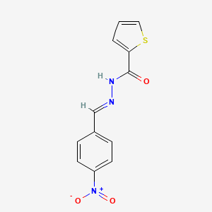 N'-(4-nitrobenzylidene)-2-thiophenecarbohydrazide