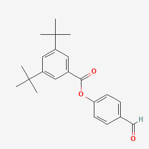 molecular formula C22H26O3 B11701581 4-Formylphenyl 3,5-di-tert-butylbenzoate 