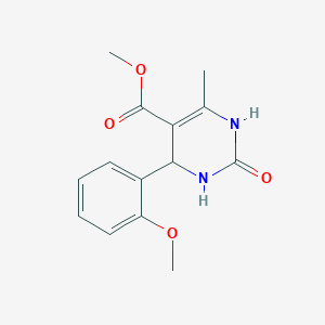 Methyl 4-(2-methoxyphenyl)-6-methyl-2-oxo-1,2,3,4-tetrahydropyrimidine-5-carboxylate