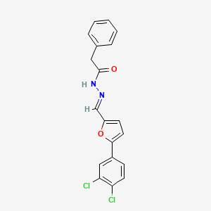 N'-{(E)-[5-(3,4-dichlorophenyl)furan-2-yl]methylidene}-2-phenylacetohydrazide