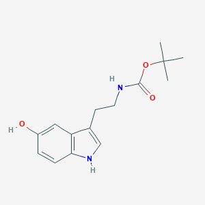 molecular formula C15H20N2O3 B117018 叔丁基2-(5-羟基-1H-吲哚-3-基)乙基氨基甲酸酯 CAS No. 53157-48-5