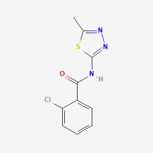 2-chloro-N-(5-methyl-1,3,4-thiadiazol-2-yl)benzamide