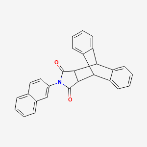 17-(2-Naphthyl)-17-azapentacyclo[6.6.5.0<2,7>.0<9,14>.0<15,19>]nonadeca-2(7),3,5,9(14),10,12-hexaene-16,18-dione