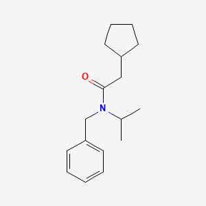 molecular formula C17H25NO B1170199 N-benzyl-2-cyclopentyl-N-isopropylacetamide 
