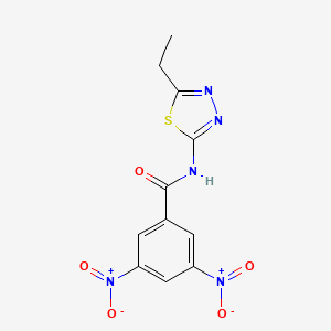 N-(5-ethyl-1,3,4-thiadiazol-2-yl)-3,5-dinitrobenzamide