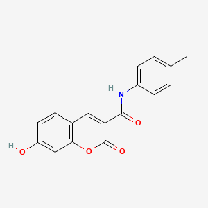 7-hydroxy-N-(4-methylphenyl)-2-oxo-2H-chromene-3-carboxamide