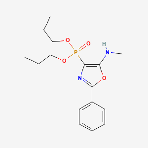 Dipropyl [5-(methylamino)-2-phenyl-1,3-oxazol-4-yl]phosphonate