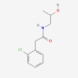 2-(2-chlorophenyl)-N-(2-hydroxypropyl)acetamide