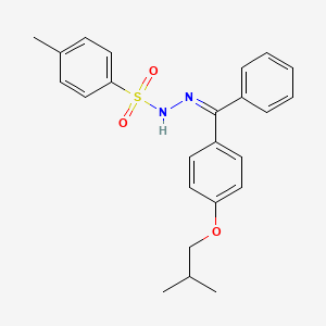 N'-[(4-isobutoxyphenyl)(phenyl)methylene]-4-methylbenzenesulfonohydrazide