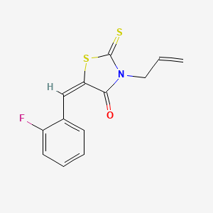 3-Allyl-5-(2-fluorobenzylidene)-2-thioxo-1,3-thiazolidin-4-one