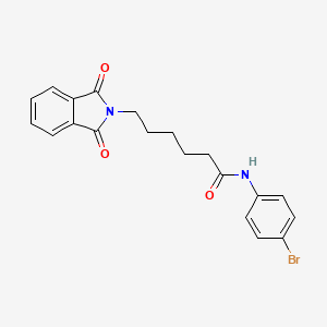 N-(4-bromophenyl)-6-(1,3-dioxo-1,3-dihydro-2H-isoindol-2-yl)hexanamide