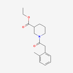 molecular formula C17H23NO3 B1170218 Ethyl 1-[2-(2-methylphenyl)acetyl]piperidine-3-carboxylate 