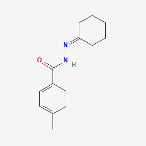 N'-cyclohexylidene-4-methylbenzohydrazide