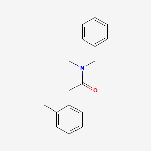 molecular formula C17H19NO B1170220 N-benzyl-N-methyl-2-(2-methylphenyl)acetamide 