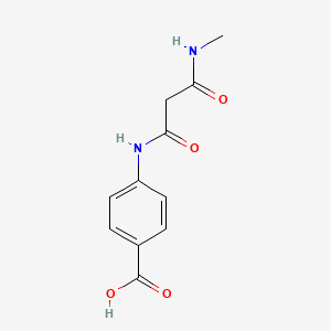 4-{[3-(Methylamino)-3-oxopropanoyl]amino}benzoic acid