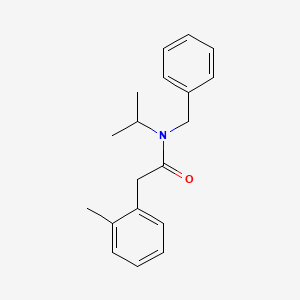molecular formula C19H23NO B1170221 N-benzyl-N-isopropyl-2-(2-methylphenyl)acetamide 