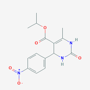 Propan-2-yl 6-methyl-4-(4-nitrophenyl)-2-oxo-1,2,3,4-tetrahydropyrimidine-5-carboxylate