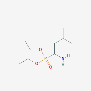 molecular formula C9H22NO3P B11702314 Diethyl (1-amino-3-methylbutyl)phosphonate 