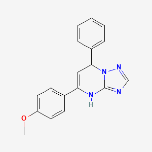 5-(4-Methoxyphenyl)-7-phenyl-4,7-dihydro[1,2,4]triazolo[1,5-a]pyrimidine