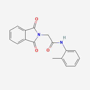 molecular formula C17H14N2O3 B11702425 2-(1,3-Dioxo-1,3-dihydro-isoindol-2-yl)-N-o-tolyl-acetamide CAS No. 76492-00-7