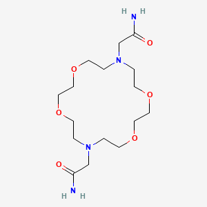 2-(16-Carbamoylmethyl-1,4,10,13-tetraoxa-7,16-diaza-cyclooctadec-7-yl)-acetamide