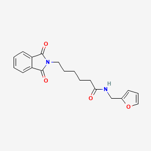 6-(1,3-dioxoisoindolin-2-yl)-N-(furan-2-ylmethyl)hexanamide