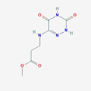 Methyl 3-[(3,5-dioxo-2,3,4,5-tetrahydro-1,2,4-triazin-6-YL)amino]propanoate