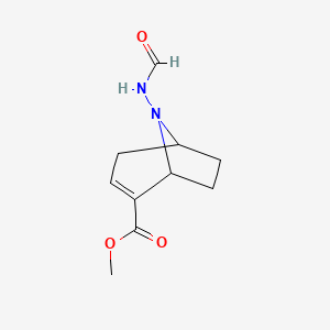 molecular formula C10H14N2O3 B1170268 Methyl 8-formamido-8-azabicyclo[3.2.1]oct-2-ene-2-carboxylate CAS No. 162435-82-7